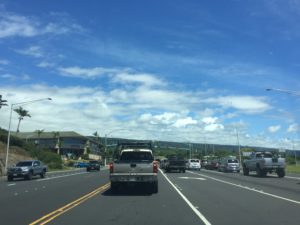 ハワイ島の道路