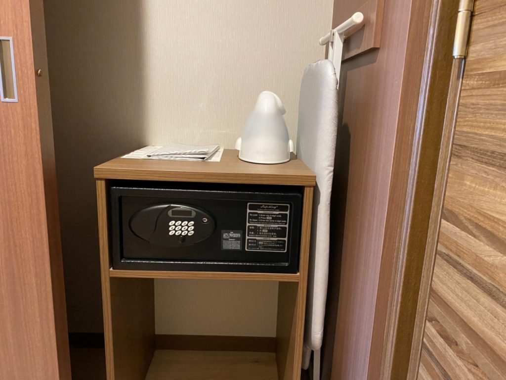 軽井沢マリオットホテル　収納スペース